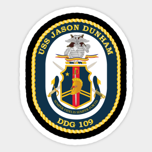 USS Jason Dunham - DDG-109 Sticker